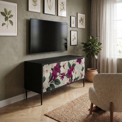 FLOWERET DREAM Kompakt TV-bänk med 2 dörrar