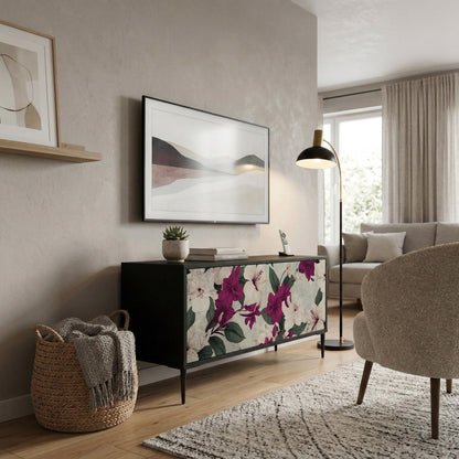 FLOWERET DREAM Kompakt TV-bänk med 2 dörrar
