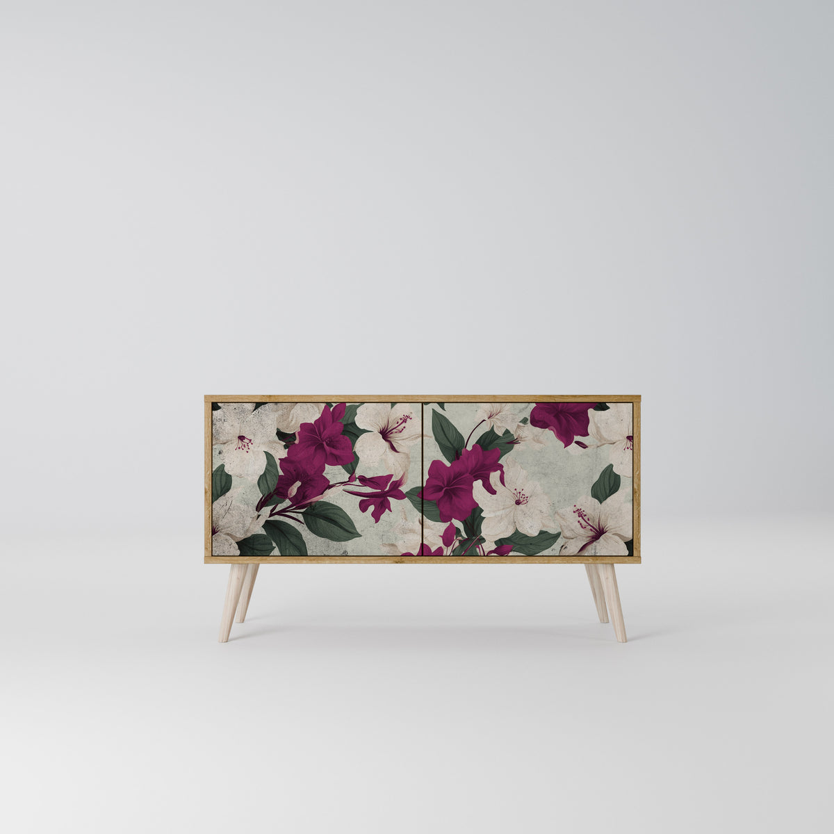 FLOWERET DREAM Kompakt TV-bänk med 2 dörrar