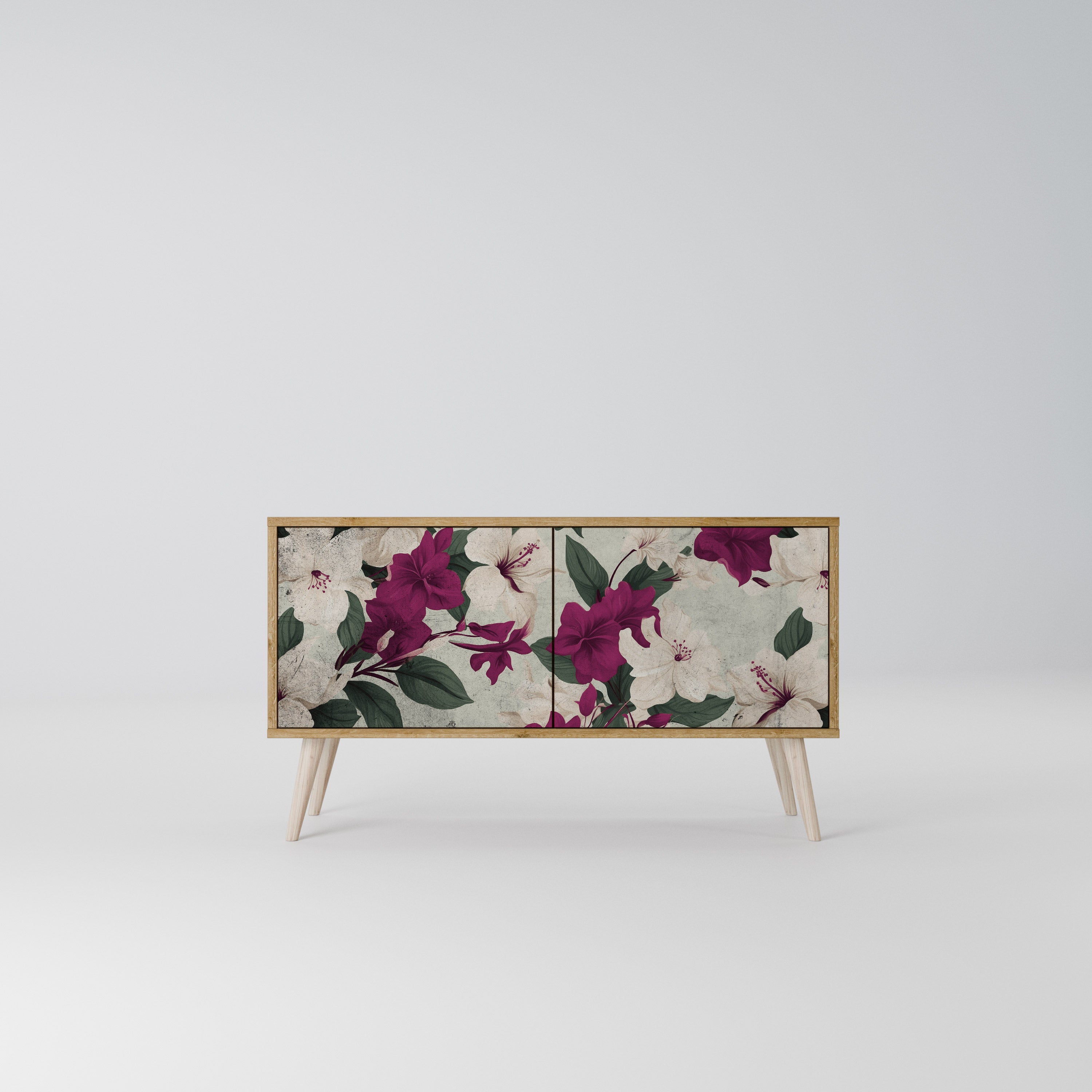 FLOWERET DREAM Kompakt TV-bänk med 2 dörrar