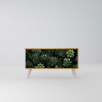 SUCCULENT JUNGLE Kompakt TV-bänk med 2 dörrar