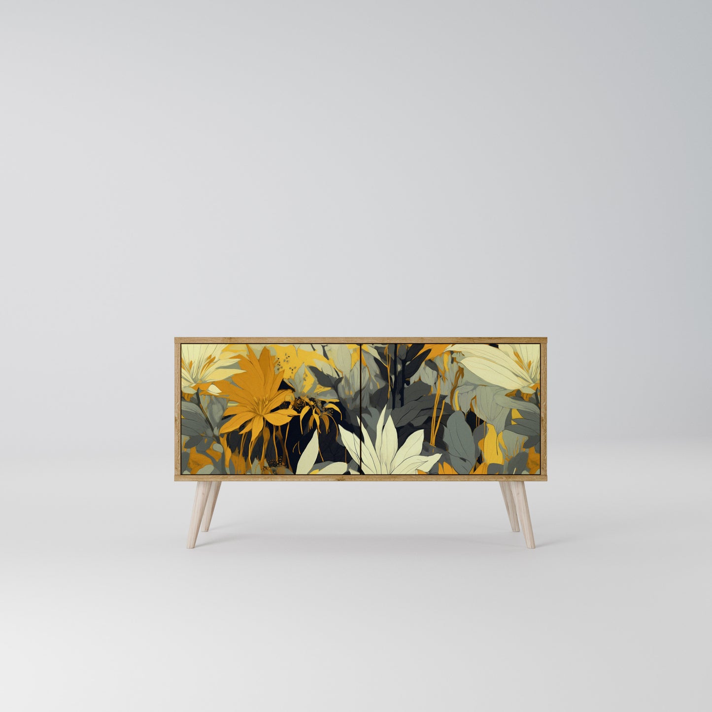 SUNKISSED LILY Kompakt TV-bänk med 2 dörrar