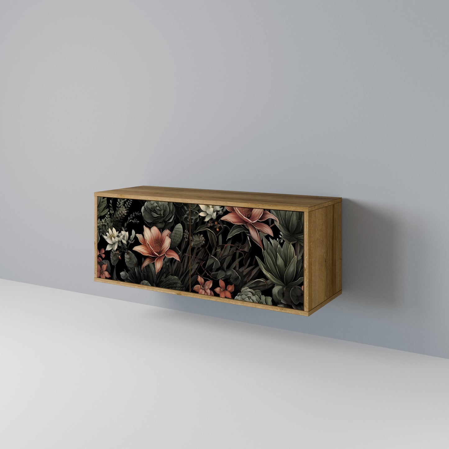 SECRET VERDURE Kompakt TV-bänk med 2 dörrar