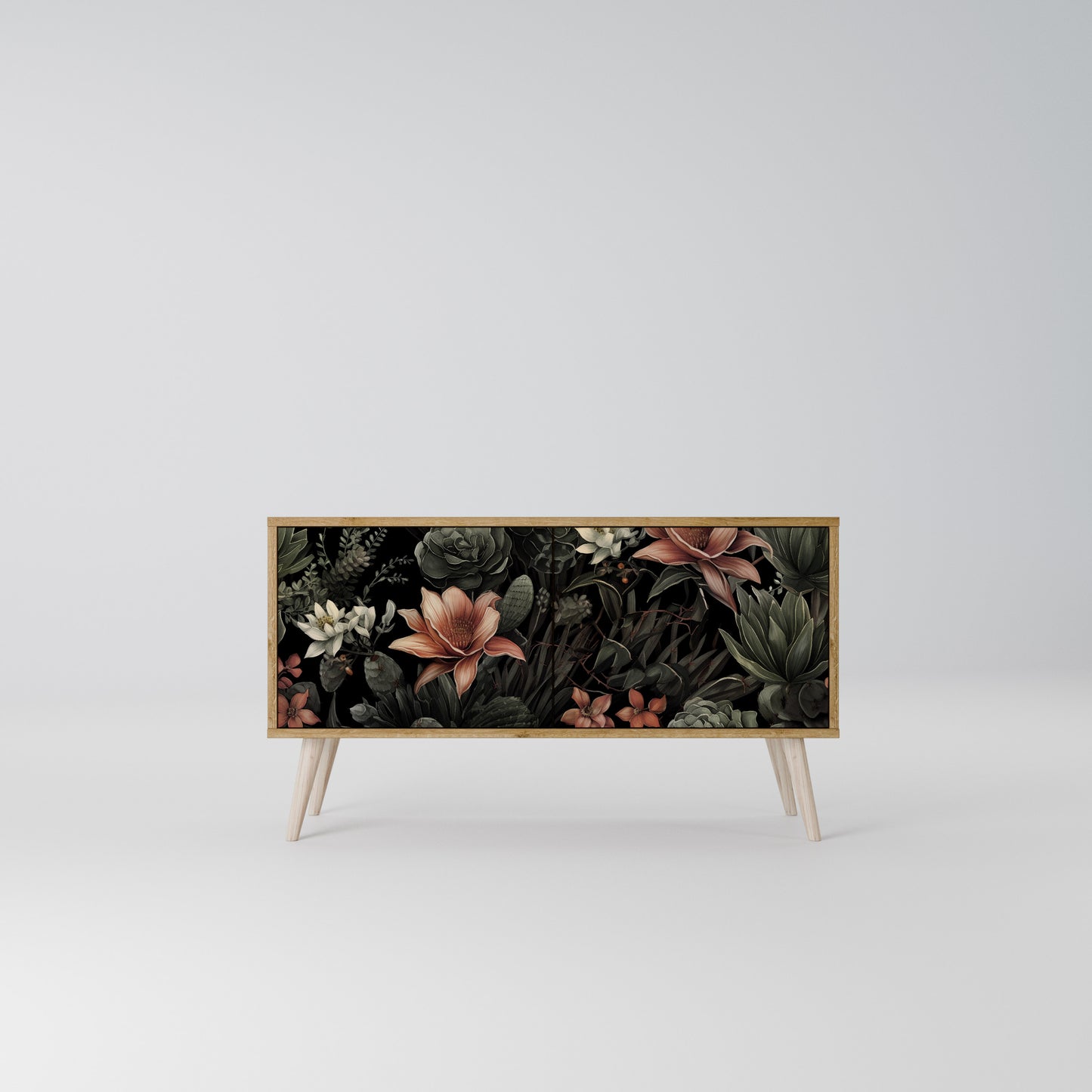 SECRET VERDURE Kompakt TV-bänk med 2 dörrar