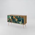 FLORAL SERENITY Kompakt TV-bänk med 2 dörrar