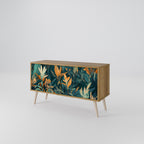 FLORAL SERENITY Kompakt TV-bänk med 2 dörrar