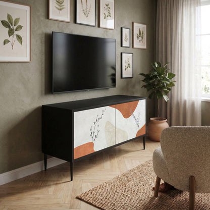 TRANQUIL TWIG Kompakt TV-bänk med 2 dörrar