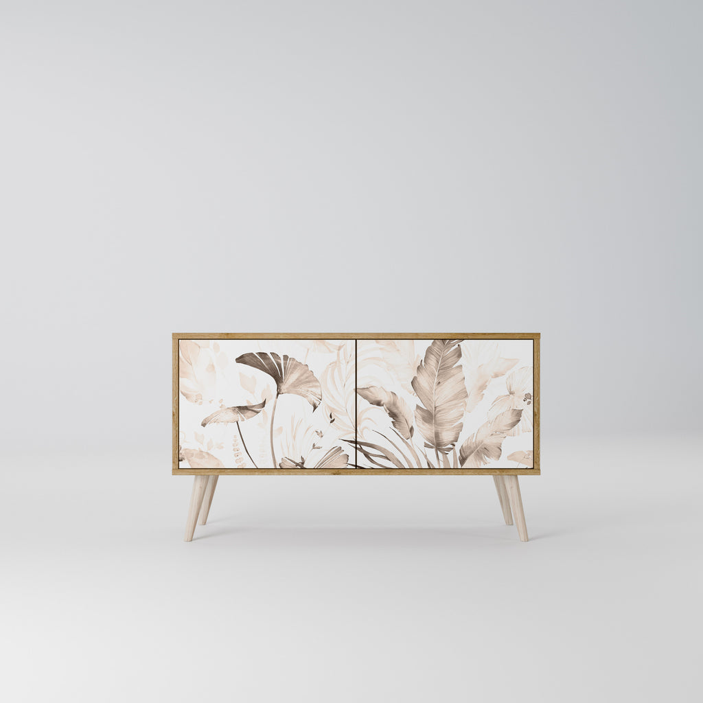 WILD TENDERNESS Kompakt TV-bänk med 2 dörrar