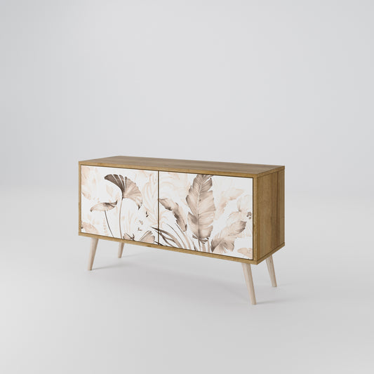 WILD TENDERNESS Kompakt TV-bänk med 2 dörrar
