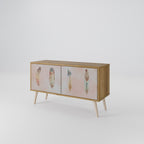 THE DELIQUESCE Kompakt TV-bänk med 2 dörrar