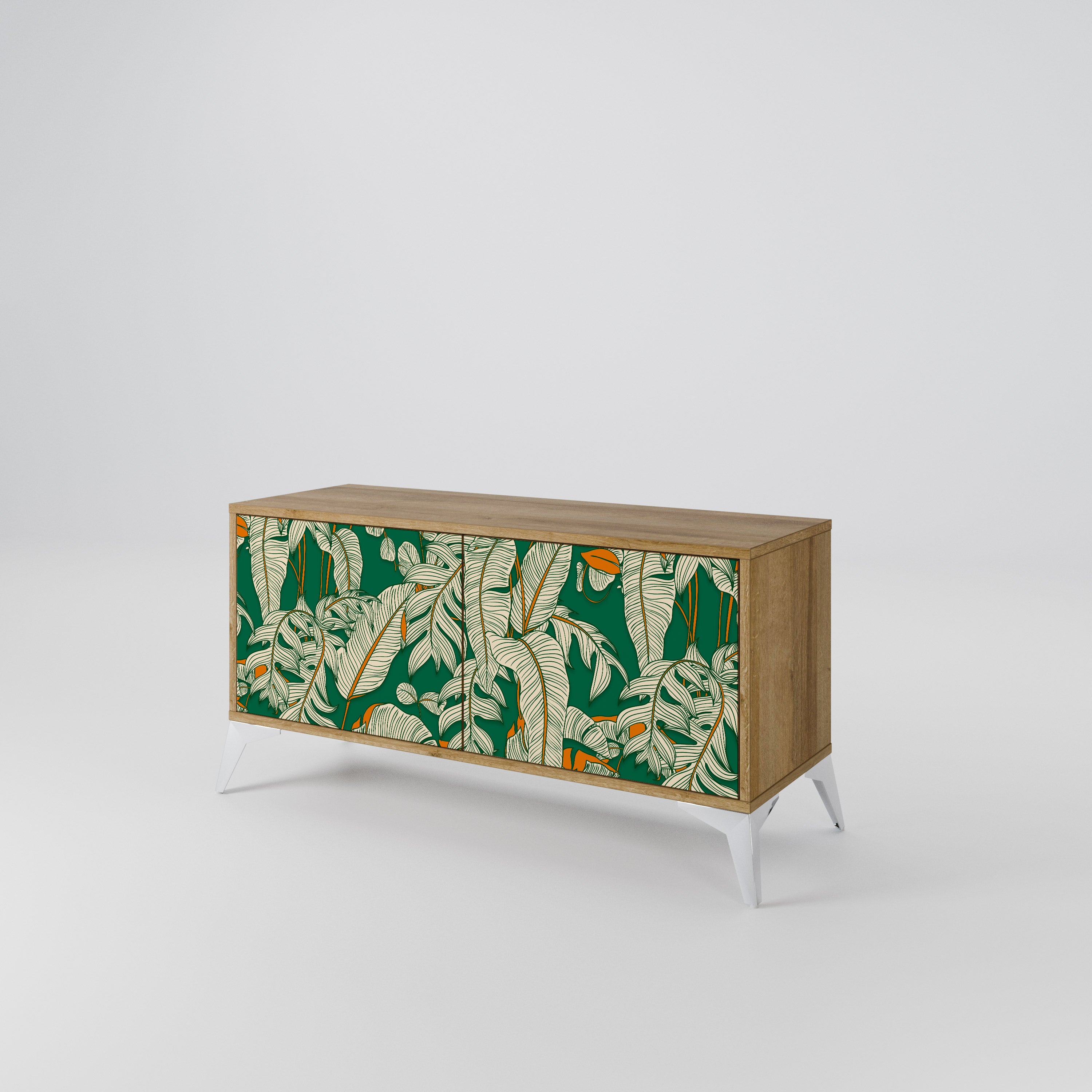 VERDANT PLEASURES Compact 2-Door TV Cabinet