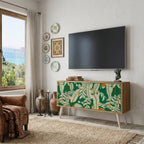 VERDANT PLEASURES Compact 2-Door TV Cabinet