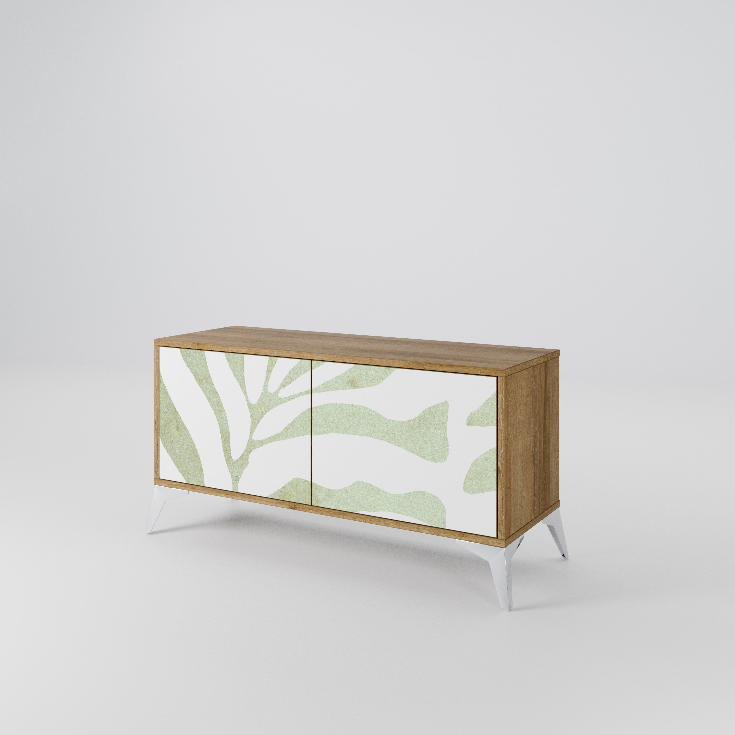 BOTANICAL SPARK Compact 2-Door TV Cabinet