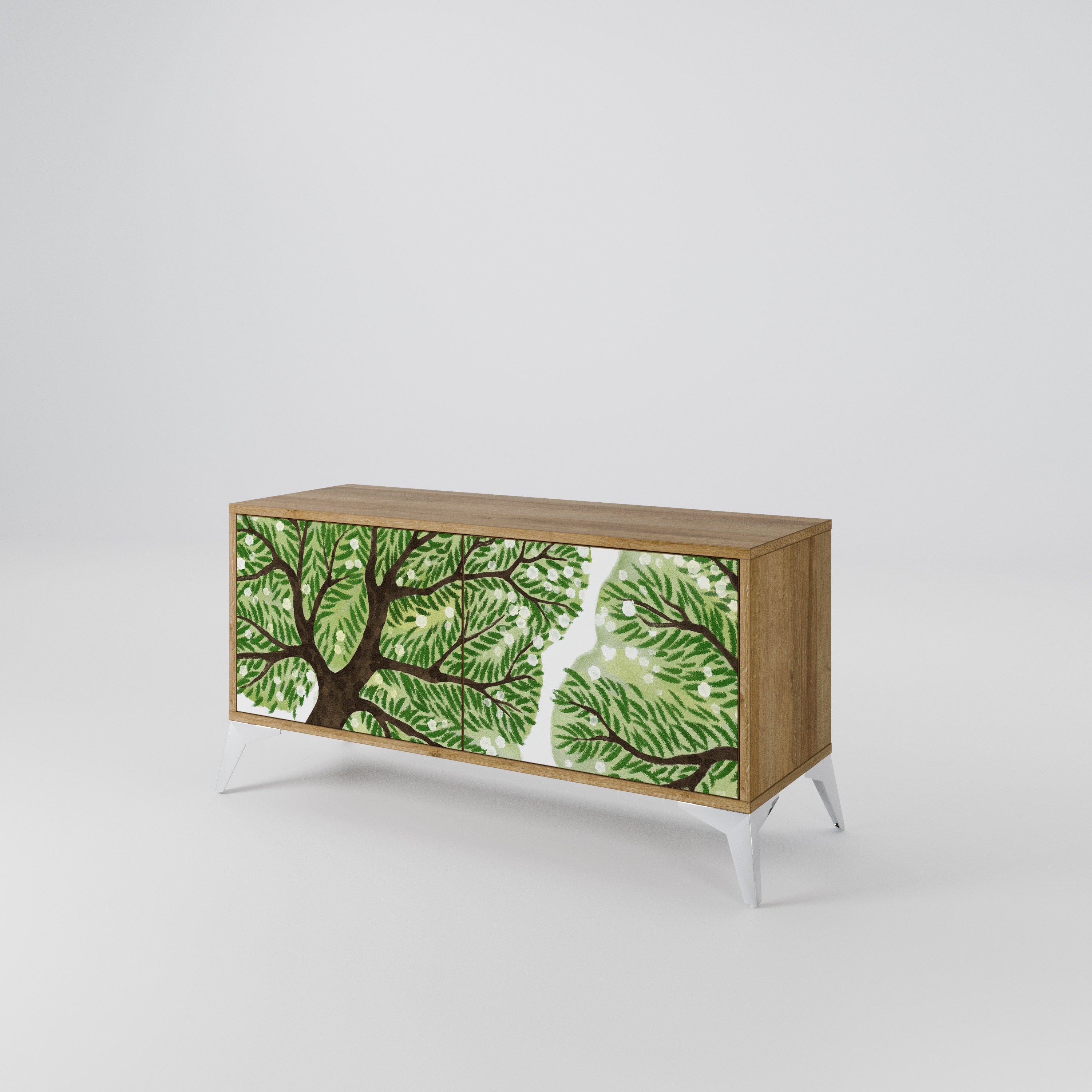 WILDERNESS DASH Kompakt TV-skåp med 2 dörrar