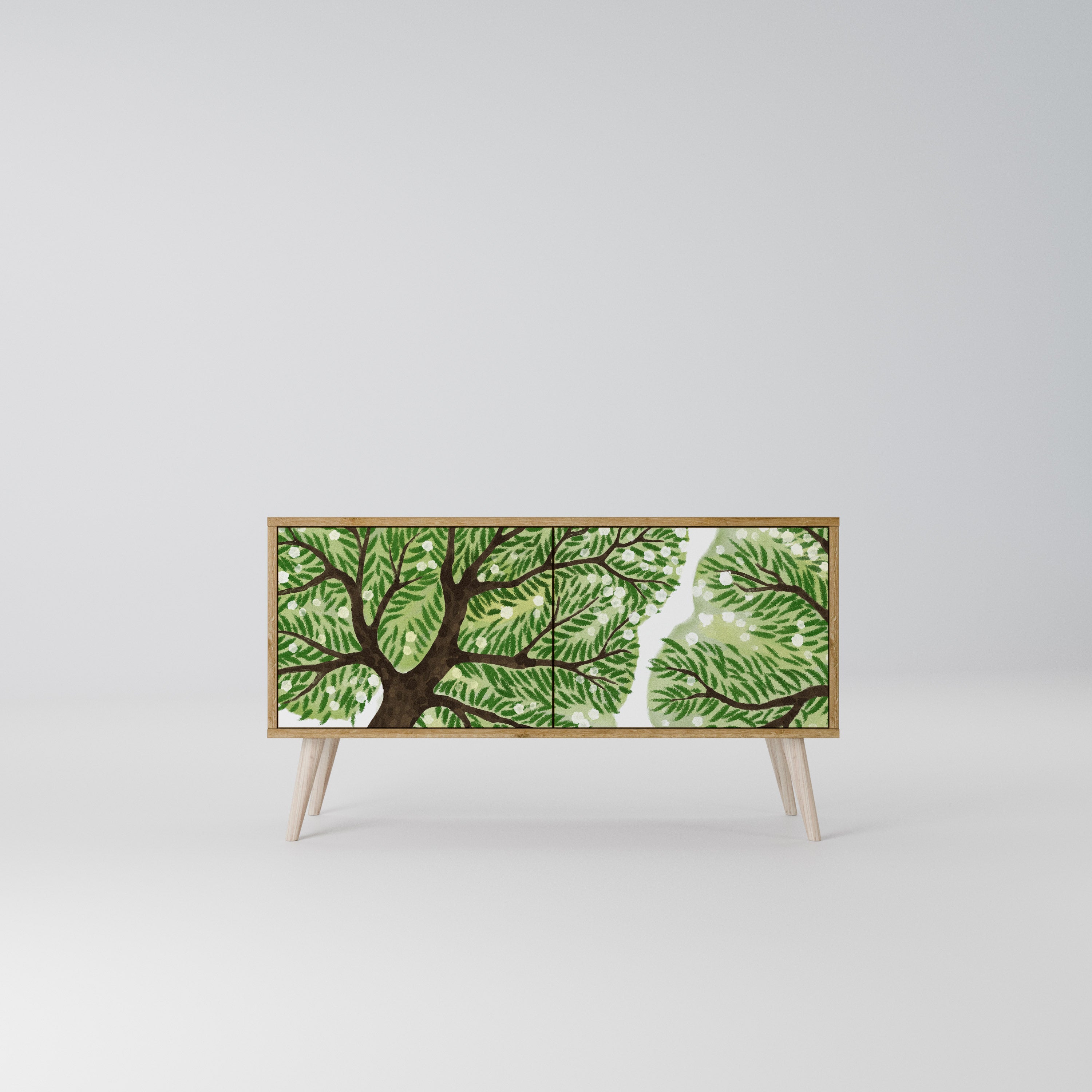 WILDERNESS DASH Kompakt TV-bänk med 2 dörrar