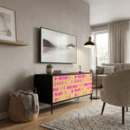 SKATEBOARD ARTISTRY Compact 2-Door TV Cabinet