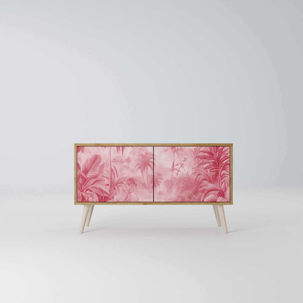 SWEET TROPICS Kompakt TV-bänk med 2 dörrar