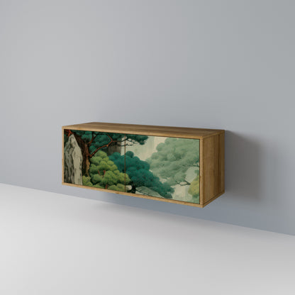VERDURE ABYSS Kompakt TV-bänk med 2 dörrar