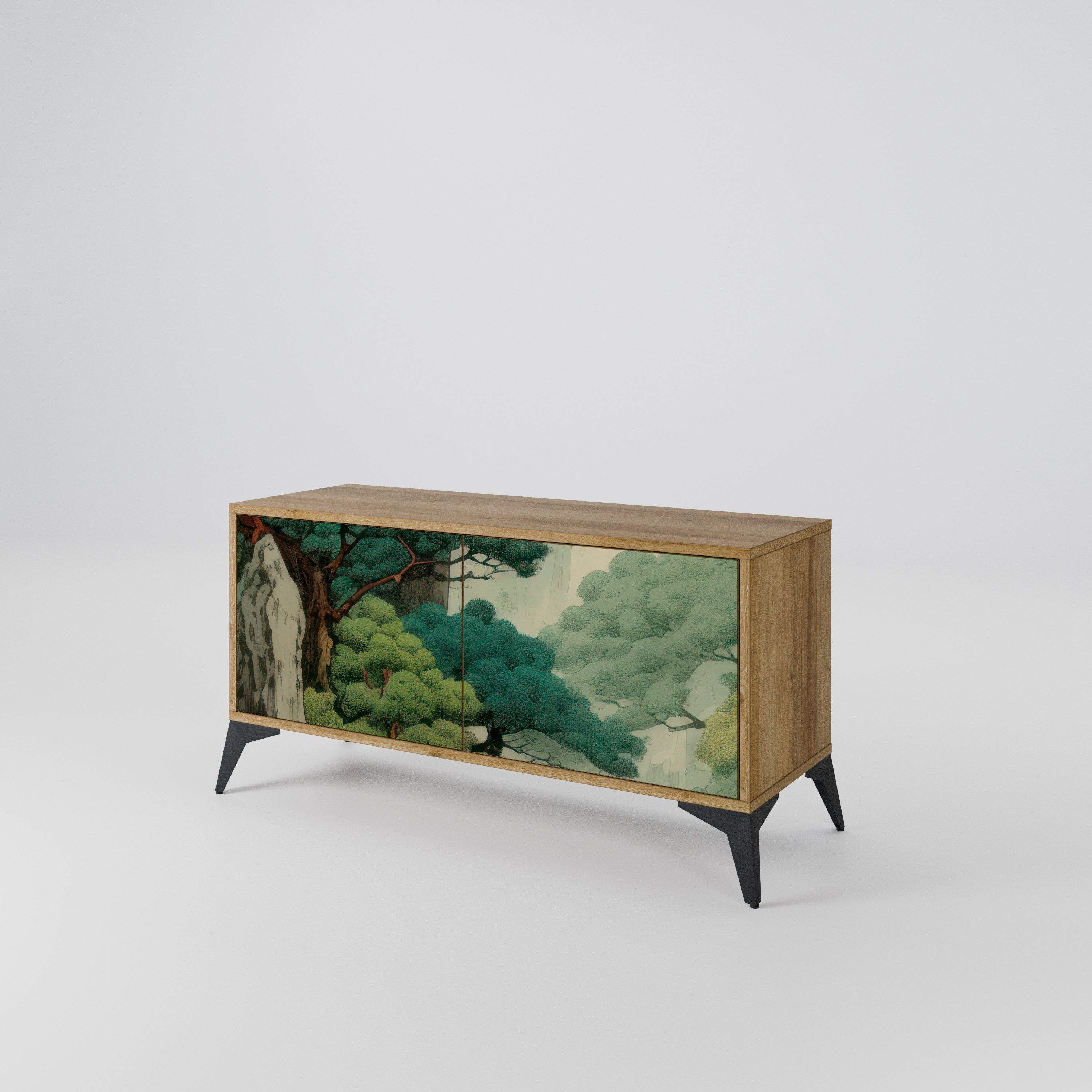 VERDURE ABYSS Compact 2-Door TV Cabinet