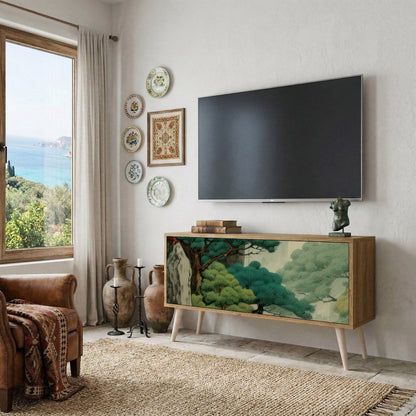 VERDURE ABYSS Kompakt TV-bänk med 2 dörrar