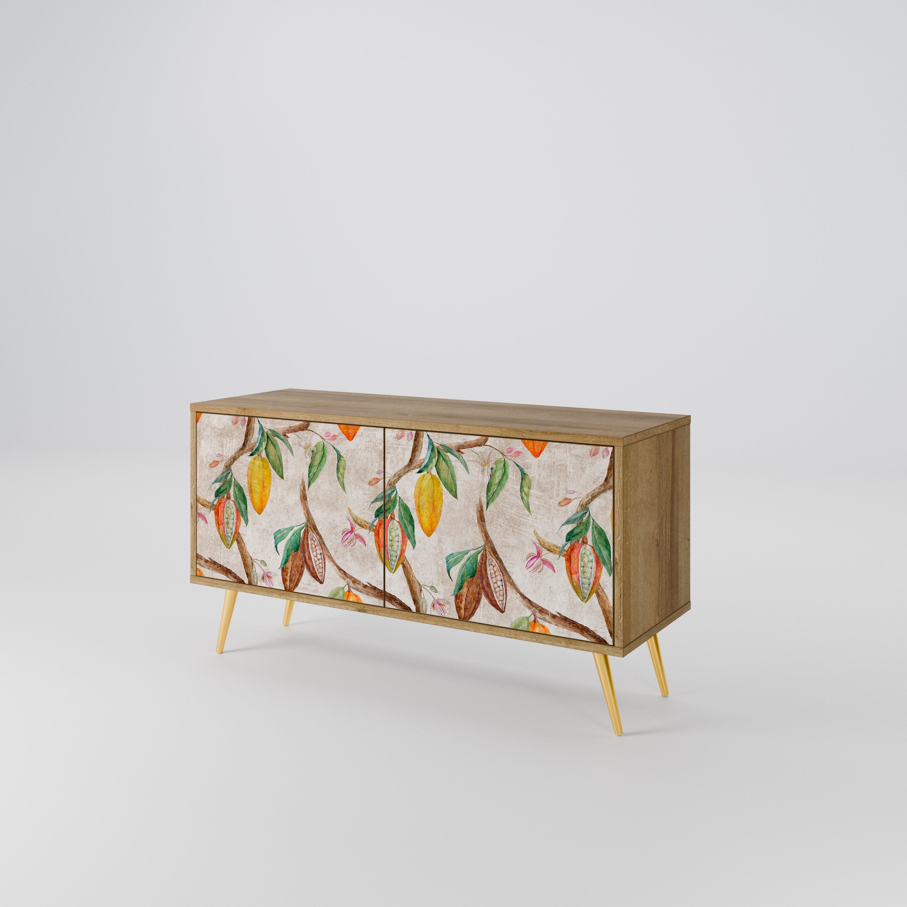 COCOA FRUITS Compact 2-Door TV Cabinet