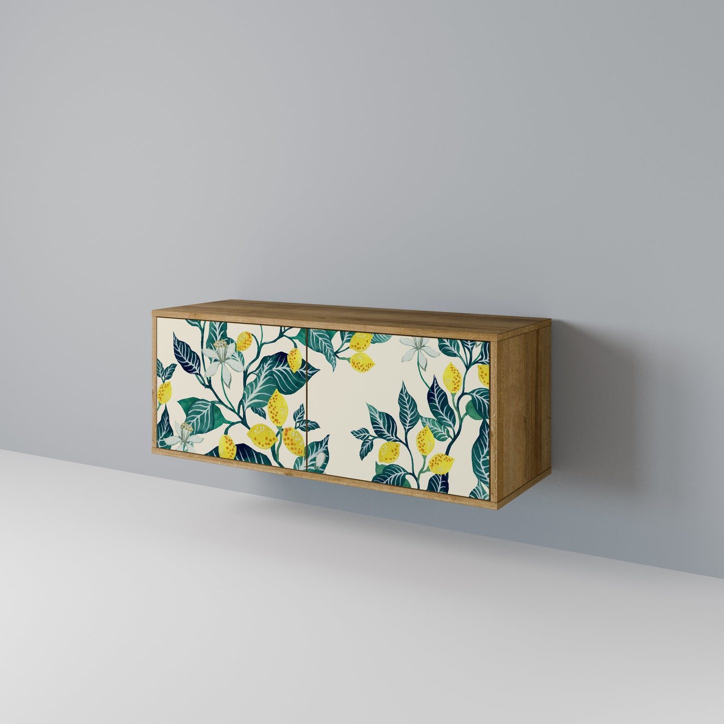 LEMON TREE Kompakt TV-bänk med 2 dörrar