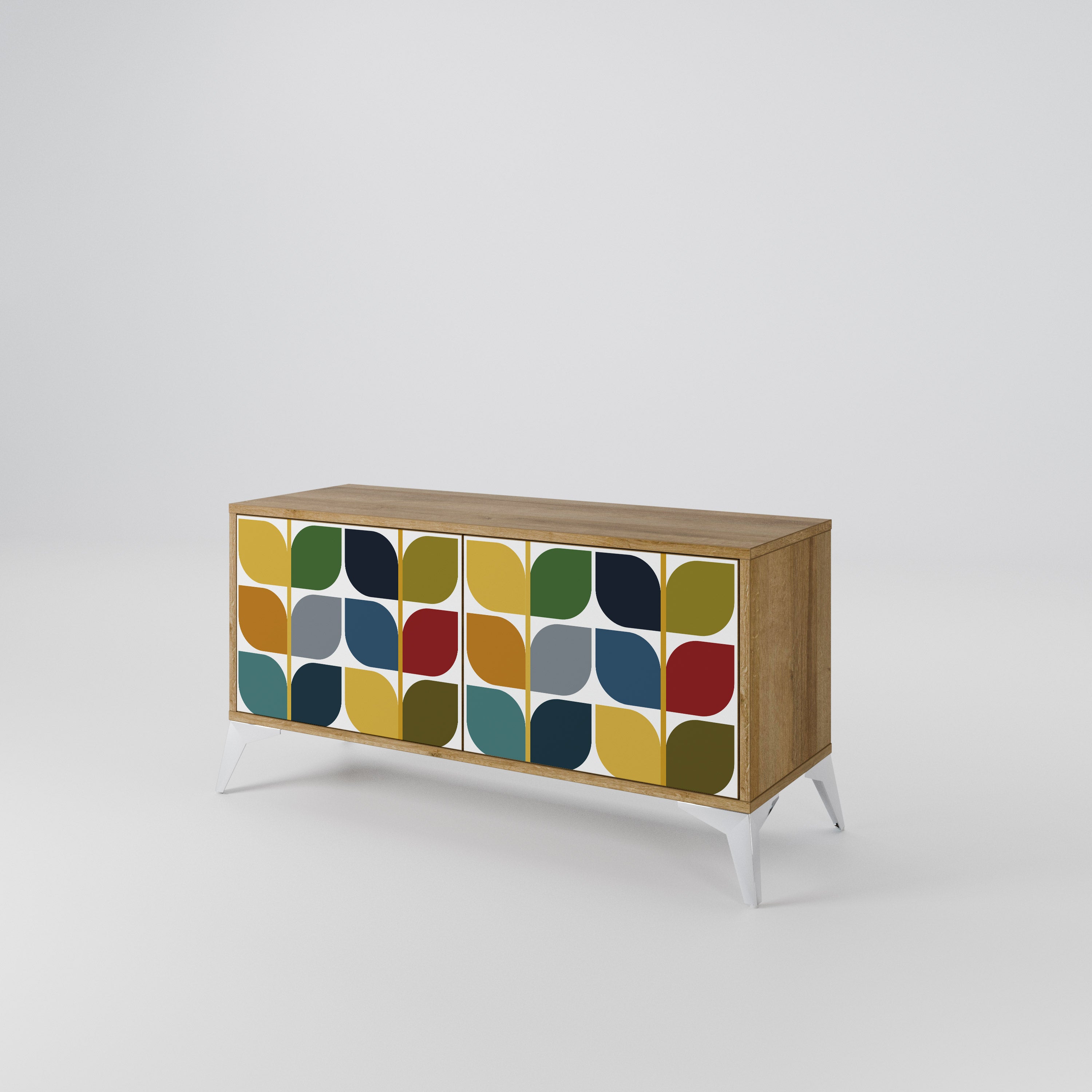 WEIGHTLESS HOURS Compact 2-Door TV Cabinet