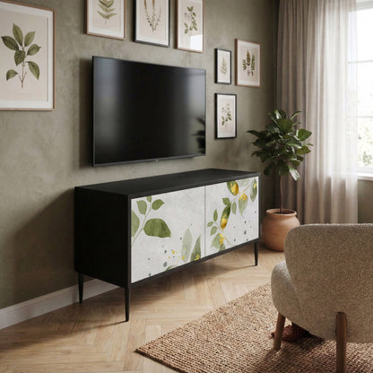 ELEGANT BOTANICS Kompakt TV-bänk med 2 dörrar