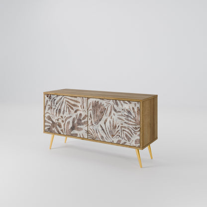 PASSING TIME Kompakt TV-bänk med 2 dörrar