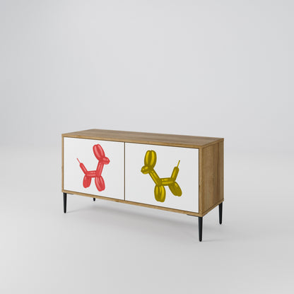 CHILDHOOD MEMORY Kompakt TV-bänk med 2 dörrar