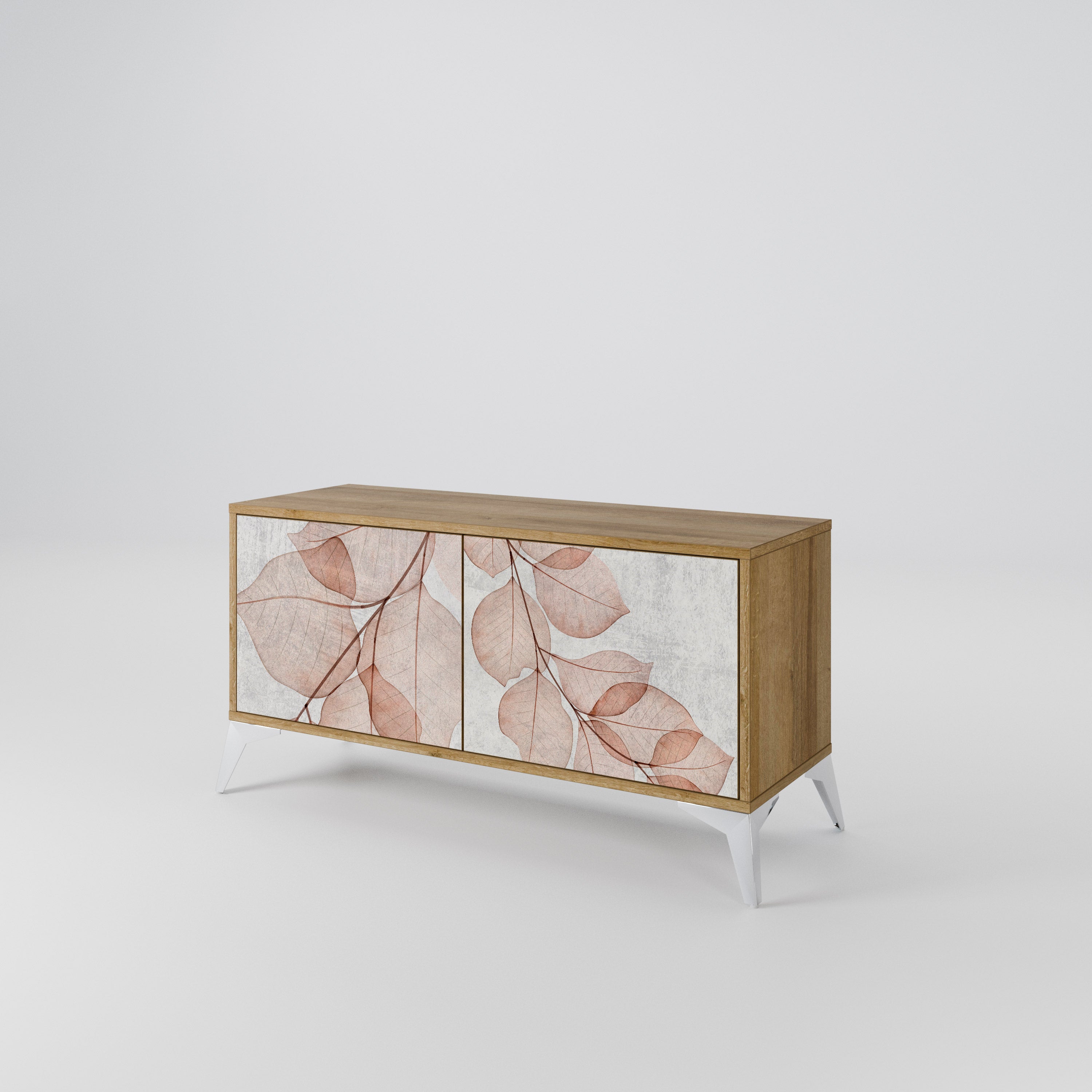 AUTUMN FRAGILITY Compact 2-Door TV Cabinet