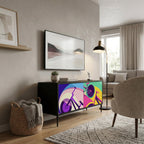 BIKE DREAMS Compact 2-Door TV Cabinet