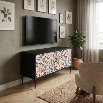 AUTUMN SUNDRIES Kompakt TV-bänk med 2 dörrar