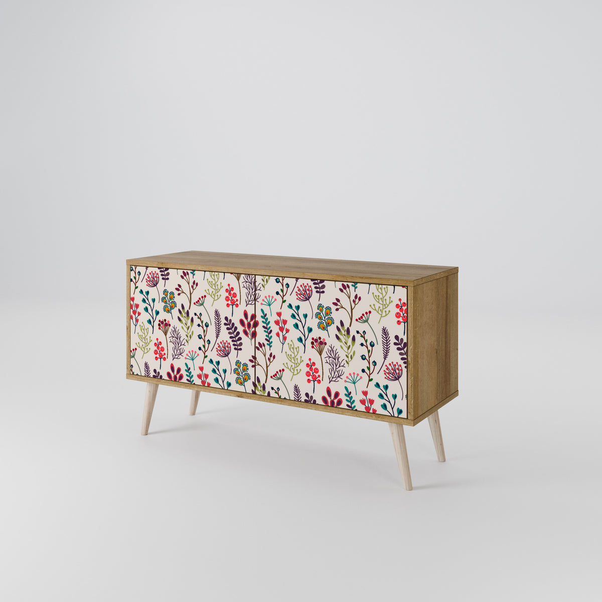 AUTUMN SUNDRIES Compact 2-Door TV Cabinet