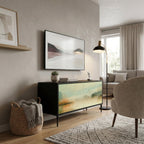 MORNING BY THE LAKE Compact 2-Door TV Cabinet