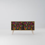 MIDNIGHT GARDEN Compact 2-Door TV Cabinet