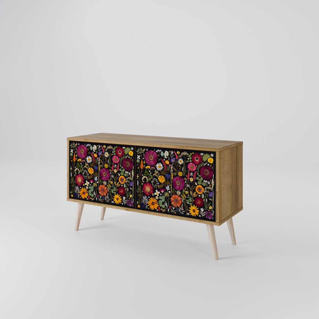 MIDNIGHT GARDEN Compact 2-Door TV Cabinet