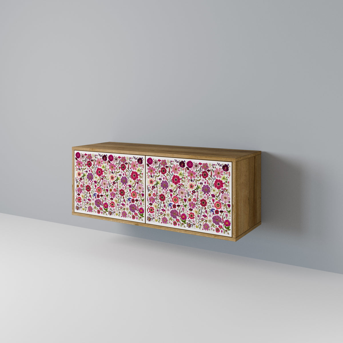 PETAL GARDEN Compact 2-Door TV Cabinet