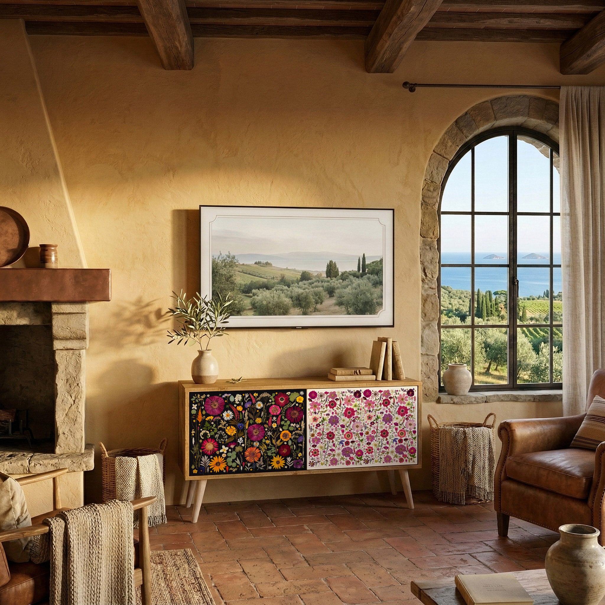 DAYNITE GARDEN Compact 2-Door TV Cabinet