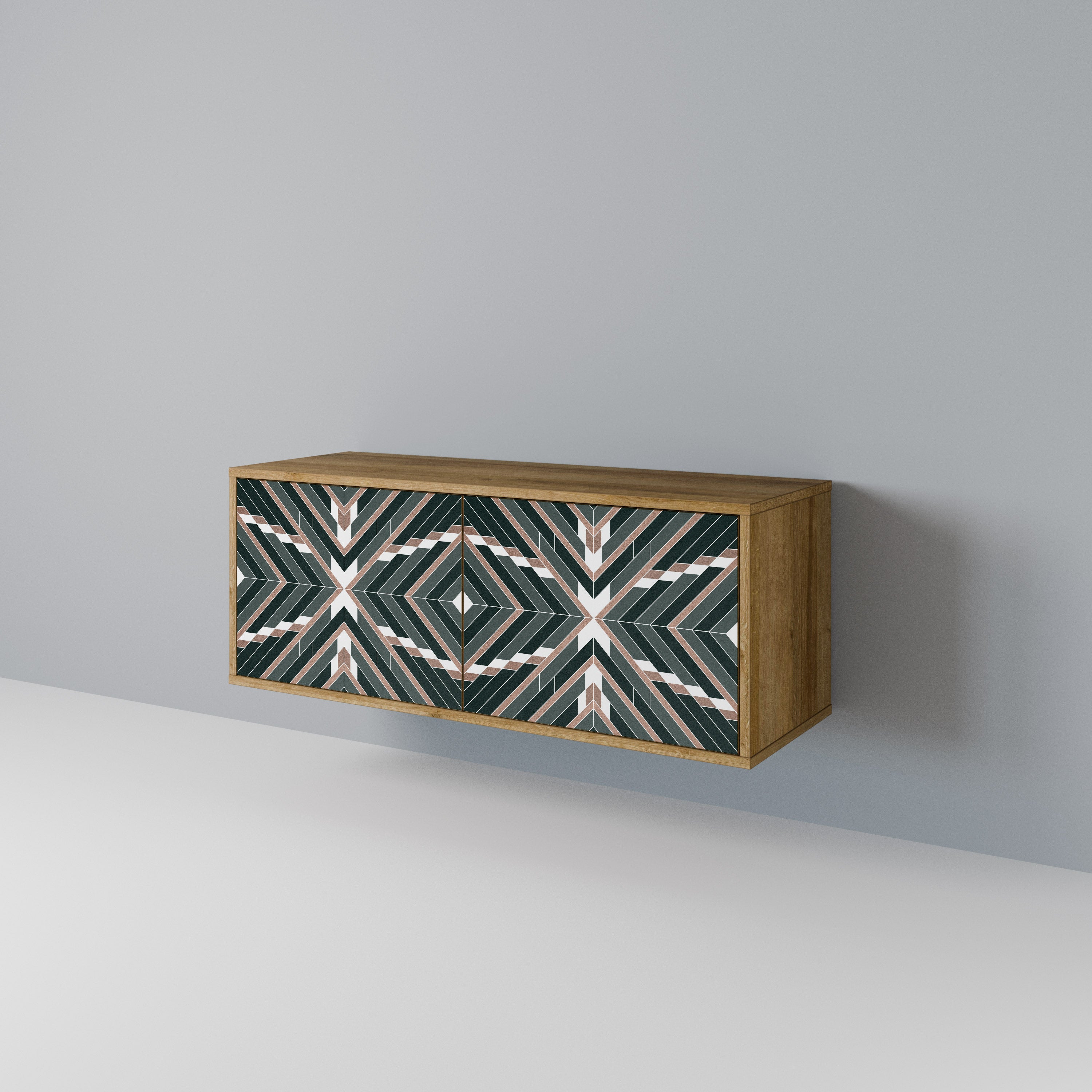 DIMENSION DELIGHTS Compact 2-Door TV Cabinet