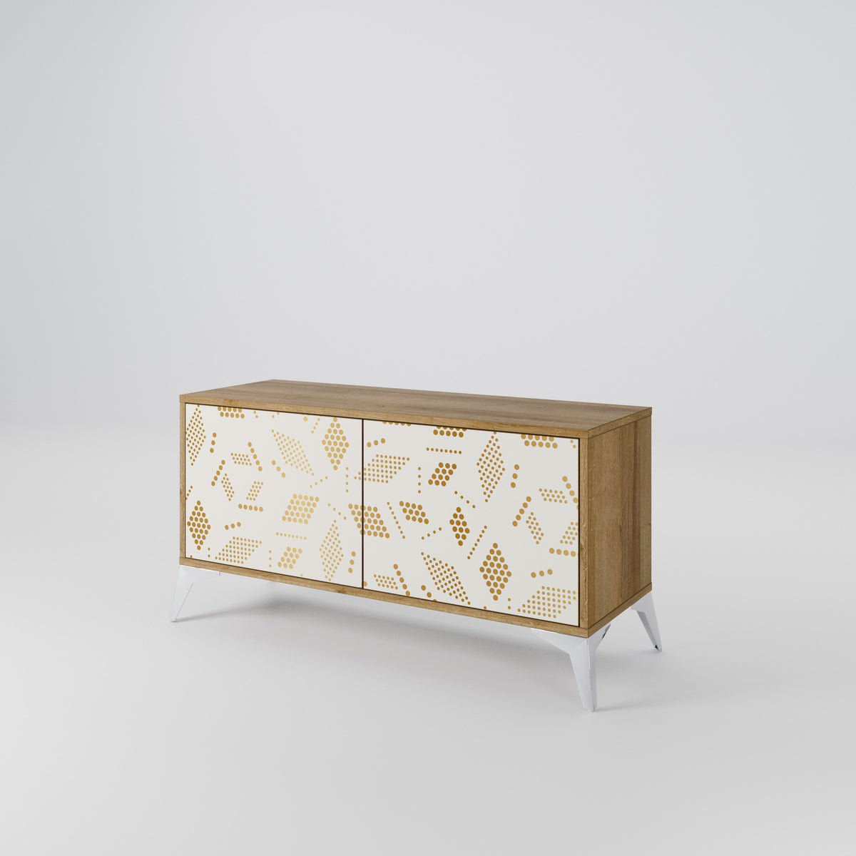 SPOTTED DAZE Compact 2-Door TV Cabinet