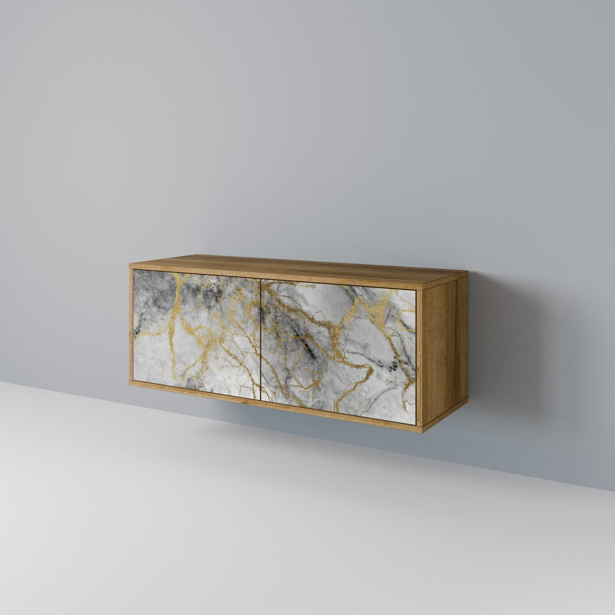 TIMELESS GLIDE Kompakt TV-bänk med 2 dörrar