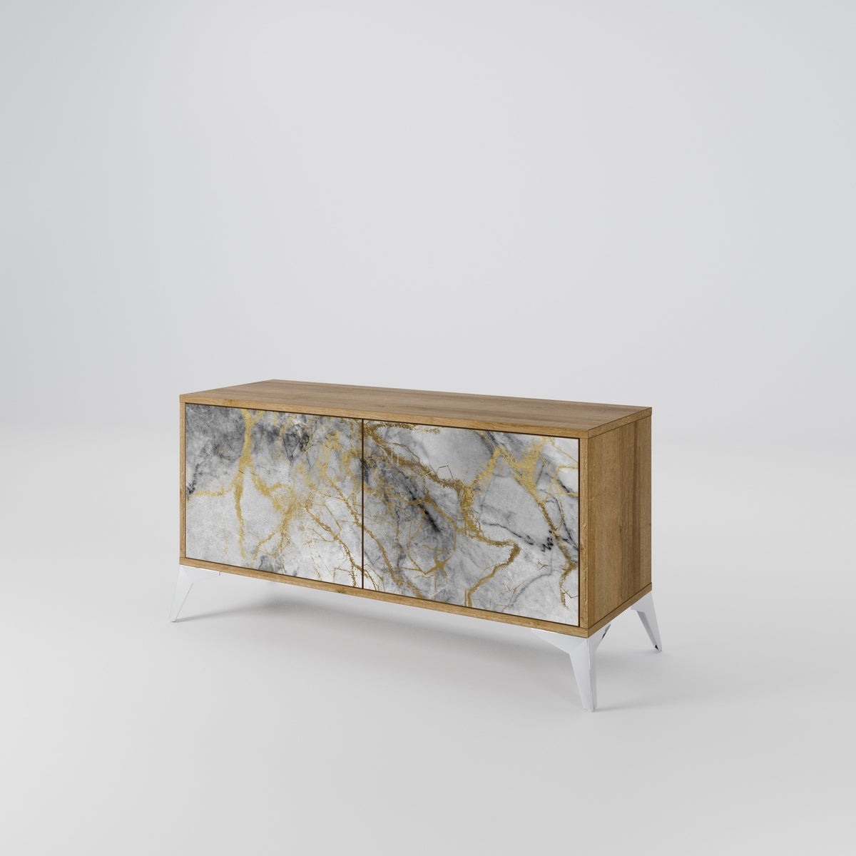 TIMELESS GLIDE Compact 2-Door TV Cabinet