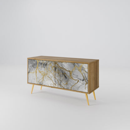 TIMELESS GLIDE Kompakt TV-bänk med 2 dörrar