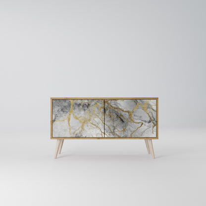 TIMELESS GLIDE Kompakt TV-bänk med 2 dörrar