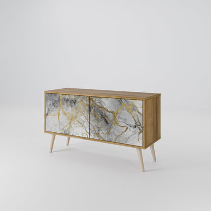 TIMELESS GLIDE Kompakt TV-bänk med 2 dörrar