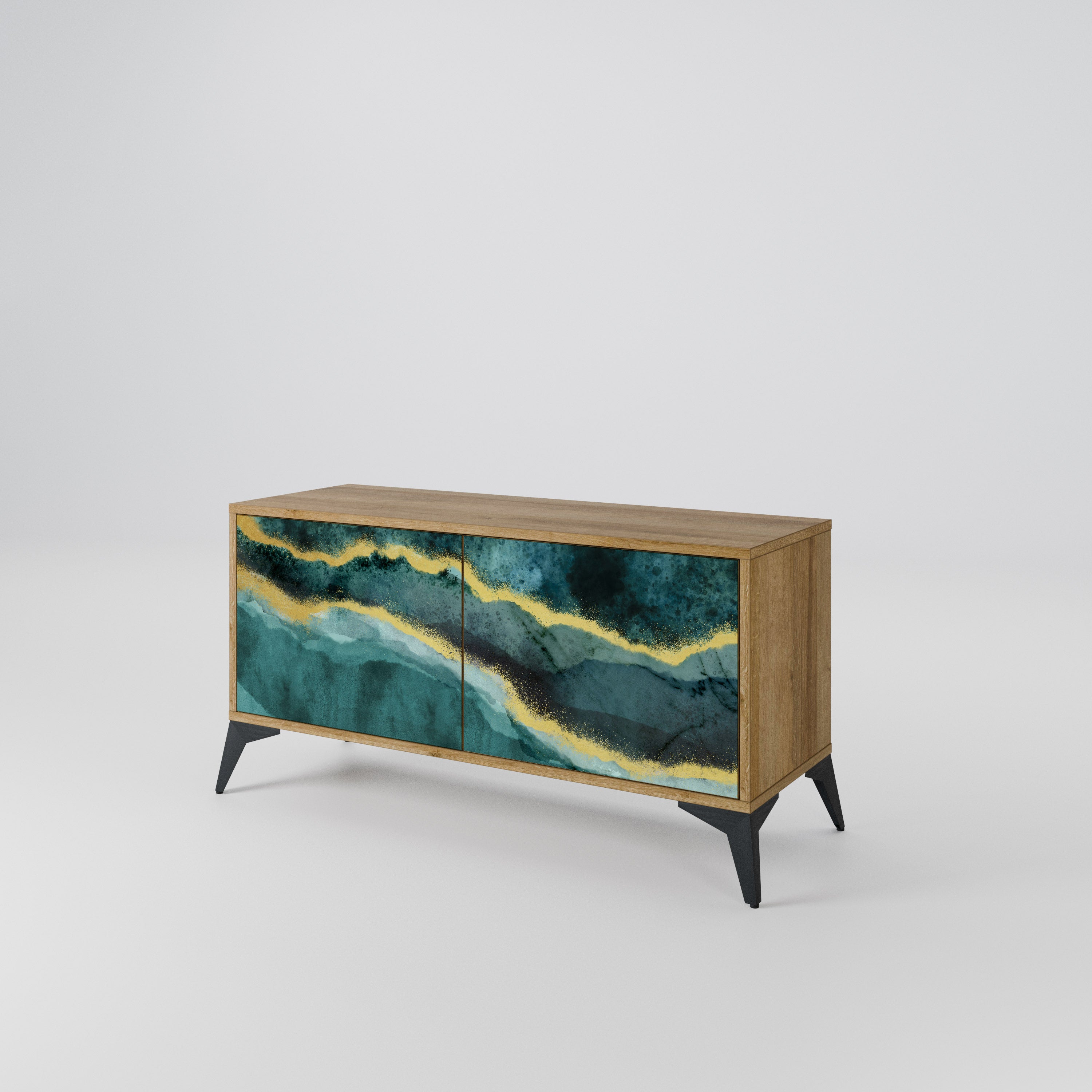 GOLDRUSH ODYSSEY Compact 2-Door TV Cabinet