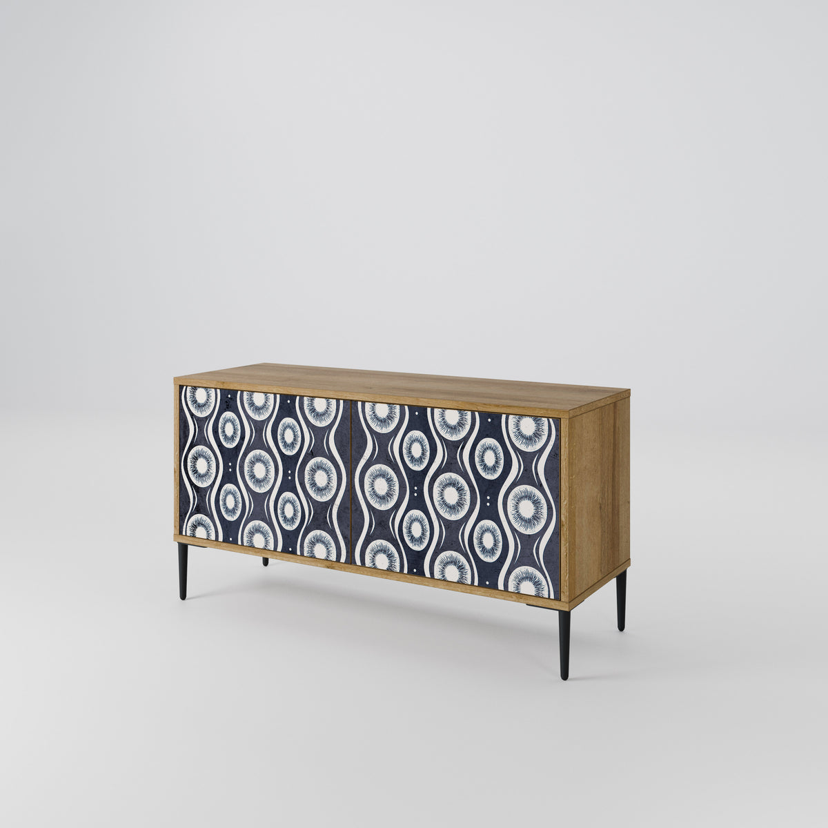 GRAPHITE EYES Compact 2-Door TV Cabinet