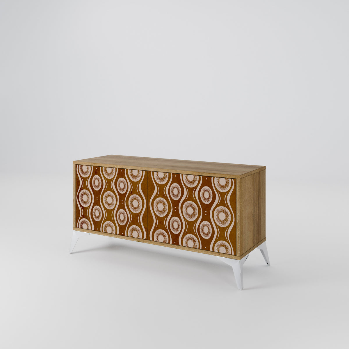 BROWN EYES Compact 2-Door TV Cabinet