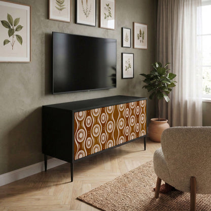 BROWN EYES Kompakt TV-bänk med 2 dörrar